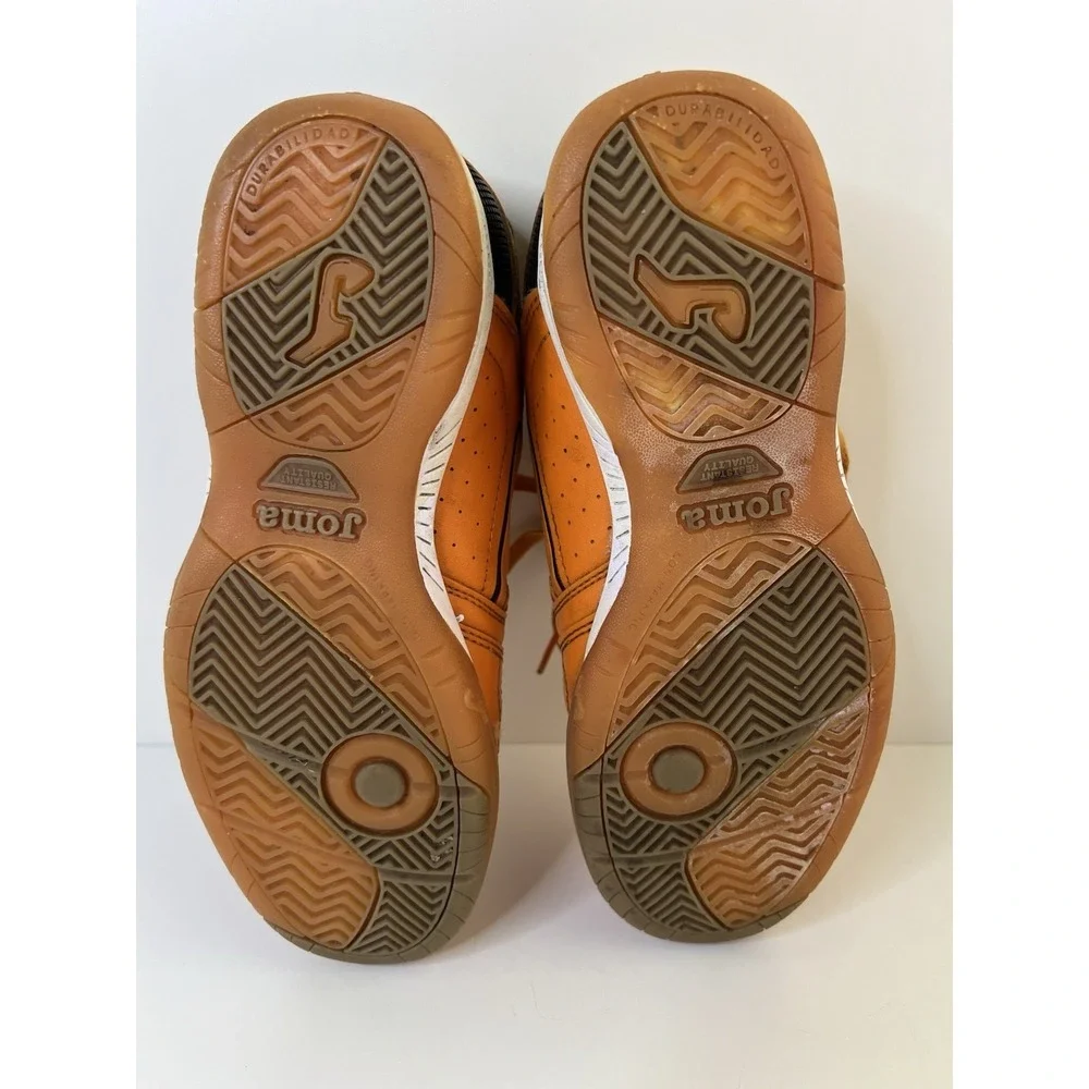 Joma Flex Indoor  Soccer Futbol Shoes Size 5 Orange Black Lozano Shoe